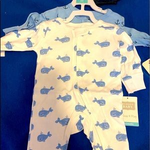 Two baby outfits size 0-3 months